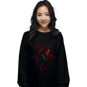 Daily_Deal_Shirts Long Sleeve Shirts, Unisex / Small / Black Demon Detective