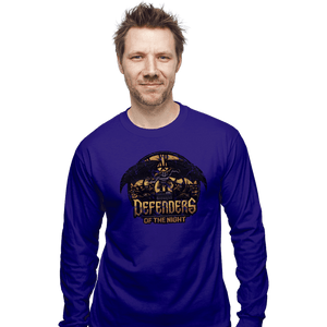Shirts Long Sleeve Shirts, Unisex / Small / Violet Defenders Of The Night