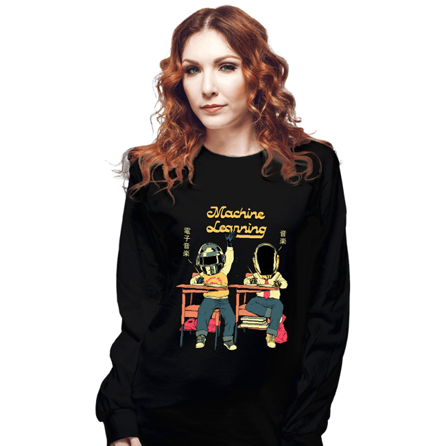 Daily_Deal_Shirts Long Sleeve Shirts, Unisex / Small / Black Machine Learning