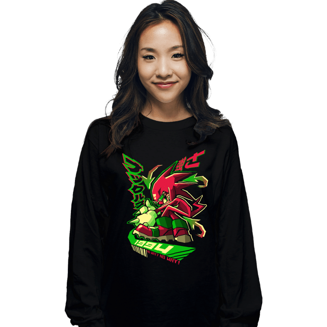 Daily_Deal_Shirts Long Sleeve Shirts, Unisex / Small / Black No Way!