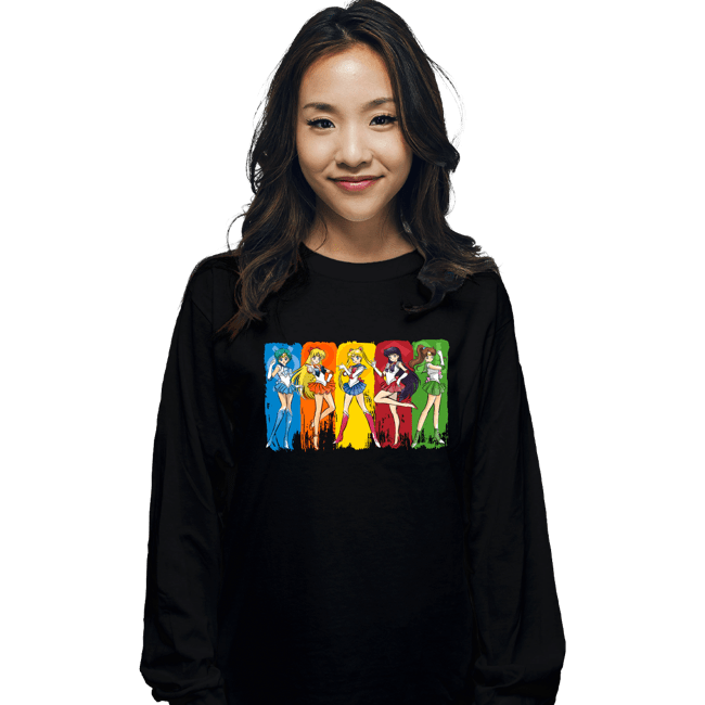 Daily_Deal_Shirts Long Sleeve Shirts, Unisex / Small / Black The Sailor Scouts