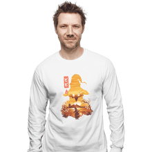 Load image into Gallery viewer, Shirts Long Sleeve Shirts, Unisex / Small / White Ukiyo Vivi
