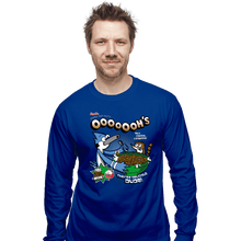 Load image into Gallery viewer, Shirts Long Sleeve Shirts, Unisex / Small / Royal Blue Regular Cereal
