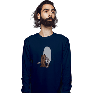 Shirts Long Sleeve Shirts, Unisex / Small / Navy The Looking Glass