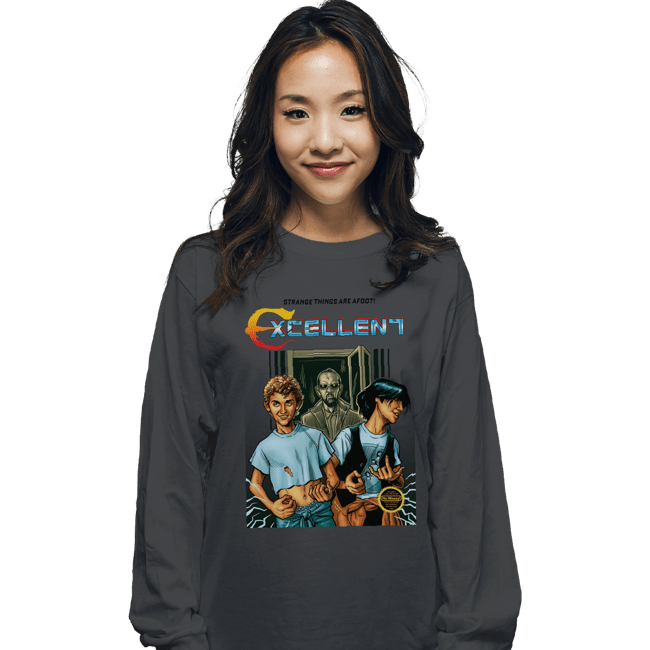 Secret_Shirts Long Sleeve Shirts, Unisex / Small / Charcoal Excellent Gaming