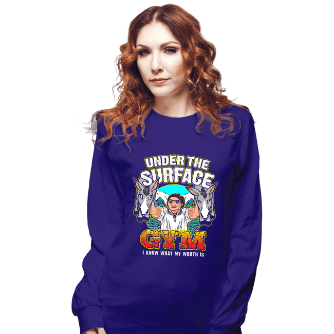 Shirts Long Sleeve Shirts, Unisex / Small / Violet Luisa's Gym (Violet)