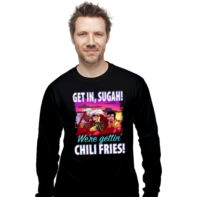 Secret_Shirts Long Sleeve Shirts, Unisex / Small / Black Get In, Sugah!