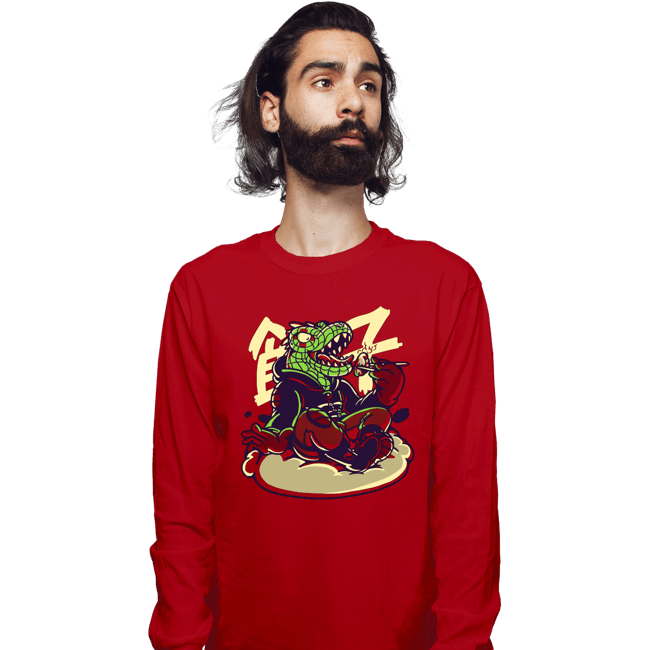 Secret_Shirts Long Sleeve Shirts, Unisex / Small / Red Gyoza Love