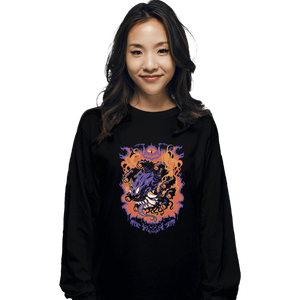 Shirts Long Sleeve Shirts, Unisex / Small / Black Beholder Monster