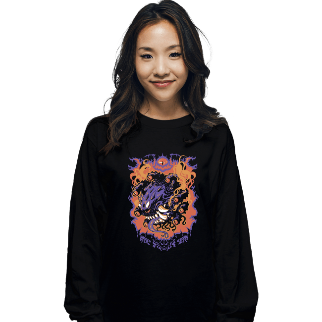 Shirts Long Sleeve Shirts, Unisex / Small / Black Beholder Monster