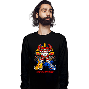 Daily_Deal_Shirts Long Sleeve Shirts, Unisex / Small / Black Chibi Megazord