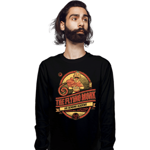 Daily_Deal_Shirts Long Sleeve Shirts, Unisex / Small / Black The Flying Monk