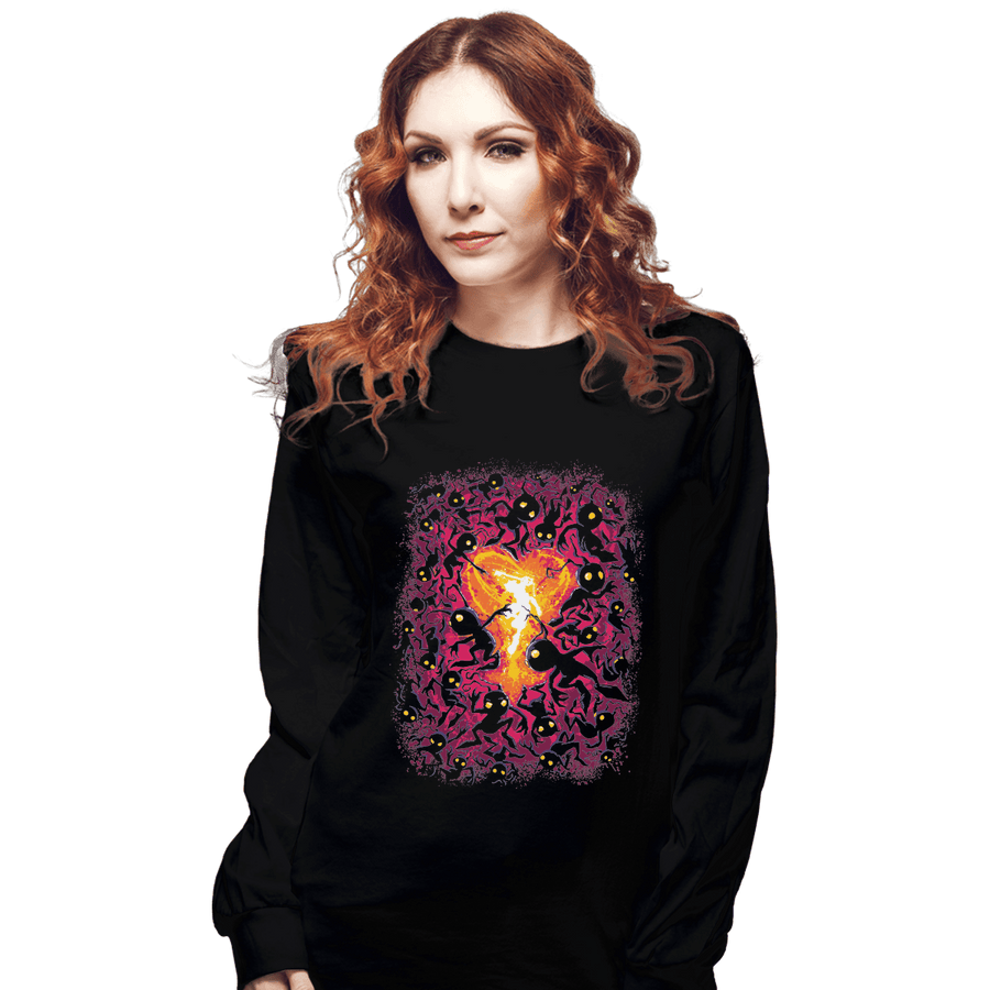 Shirts Long Sleeve Shirts, Unisex / Small / Black Heartless Key