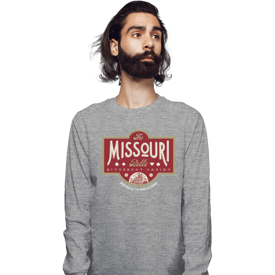 Shirts Long Sleeve Shirts, Unisex / Small / Sports Grey The Missouri Belle
