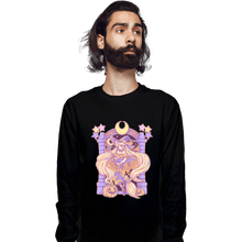 Load image into Gallery viewer, Shirts Long Sleeve Shirts, Unisex / Small / Black Sailor Halloween Moon
