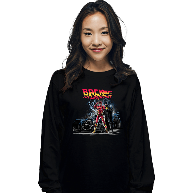 Secret_Shirts Long Sleeve Shirts, Unisex / Small / Black Back To Flashpoint