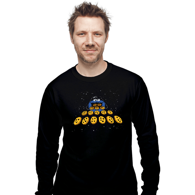 Secret_Shirts Long Sleeve Shirts, Unisex / Small / Black Cookie Vader