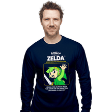 Load image into Gallery viewer, Daily_Deal_Shirts Long Sleeve Shirts, Unisex / Small / Navy Not Zelda
