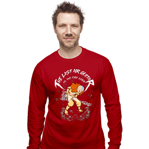 Daily_Deal_Shirts Long Sleeve Shirts, Unisex / Small / Red The Last Air Guitar