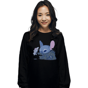 Shirts Long Sleeve Shirts, Unisex / Small / Black Darth Stitch