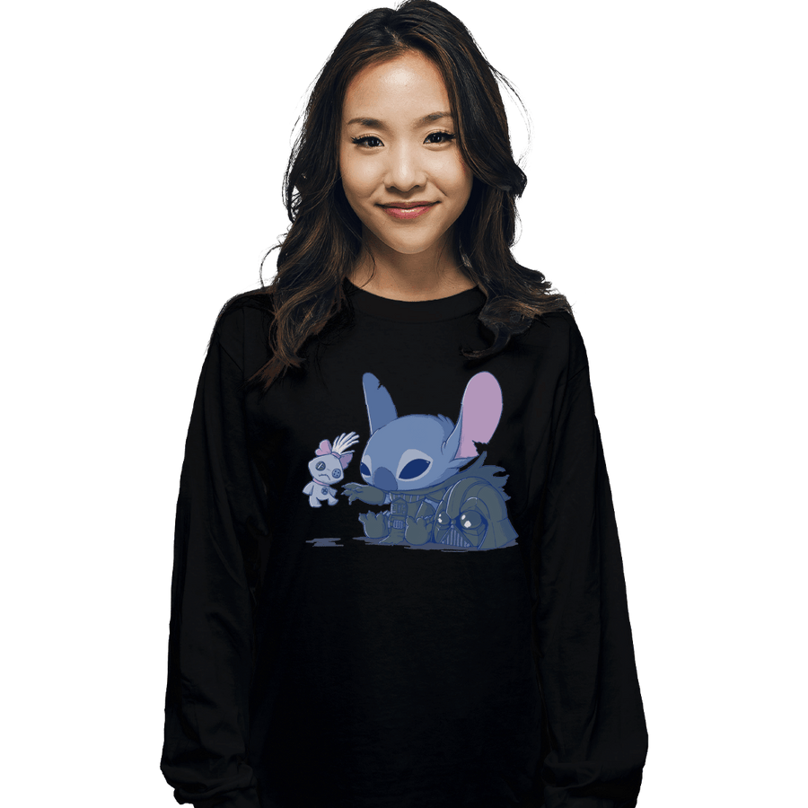 Shirts Long Sleeve Shirts, Unisex / Small / Black Darth Stitch