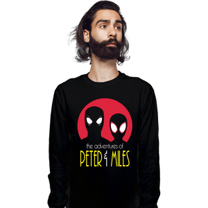 Secret_Shirts Long Sleeve Shirts, Unisex / Small / Black Adventures Of Peter and Miles
