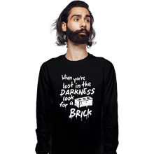 Load image into Gallery viewer, Secret_Shirts Long Sleeve Shirts, Unisex / Small / Black Look For A Brick
