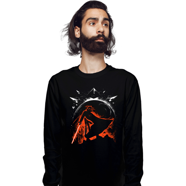 Daily_Deal_Shirts Long Sleeve Shirts, Unisex / Small / Black The Dark Side