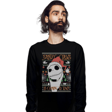 Load image into Gallery viewer, Shirts Long Sleeve Shirts, Unisex / Small / Black Sandy Claws
