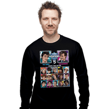 Load image into Gallery viewer, Daily_Deal_Shirts Long Sleeve Shirts, Unisex / Small / Black Time Fighters 10th vs 11th

