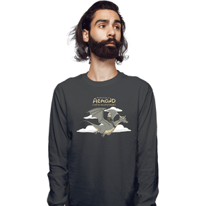 Daily_Deal_Shirts Long Sleeve Shirts, Unisex / Small / Charcoal Dragon Dancer