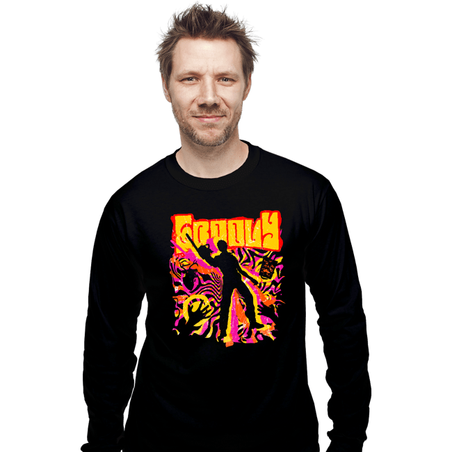 Daily_Deal_Shirts Long Sleeve Shirts, Unisex / Small / Black Retro Stay Groovy