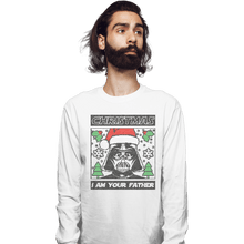 Load image into Gallery viewer, Shirts Long Sleeve Shirts, Unisex / Small / White Father Christmas

