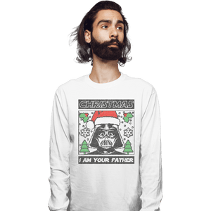 Shirts Long Sleeve Shirts, Unisex / Small / White Father Christmas