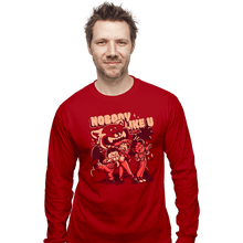 Load image into Gallery viewer, Daily_Deal_Shirts Long Sleeve Shirts, Unisex / Small / Red Nobody Like U
