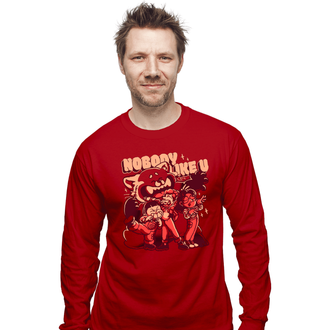 Daily_Deal_Shirts Long Sleeve Shirts, Unisex / Small / Red Nobody Like U