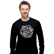 Load image into Gallery viewer, Shirts Long Sleeve Shirts, Unisex / Small / Black Mosaic D20
