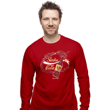 Load image into Gallery viewer, Shirts Long Sleeve Shirts, Unisex / Small / Red Senku Cola
