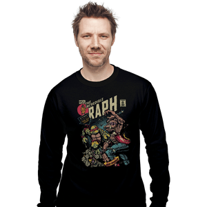 Shirts Long Sleeve Shirts, Unisex / Small / Black The Incredible Raph