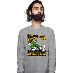 Daily_Deal_Shirts Long Sleeve Shirts, Unisex / Small / Sports Grey Keep On Morphin'