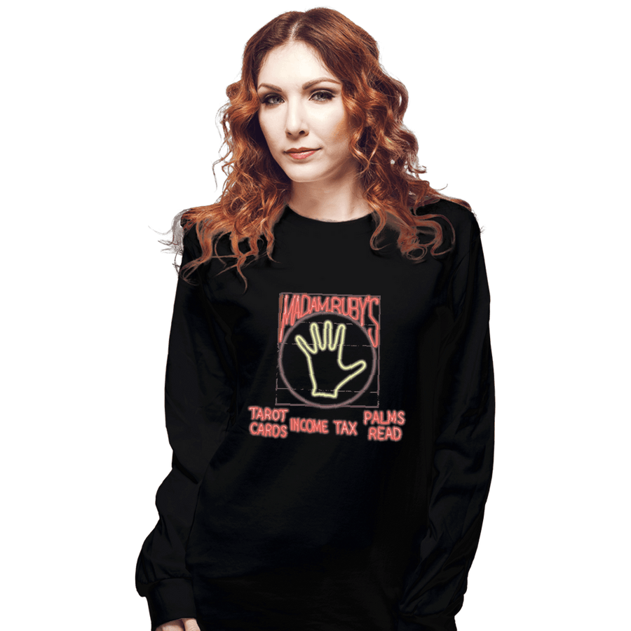 Shirts Long Sleeve Shirts, Unisex / Small / Black Madam Ruby's