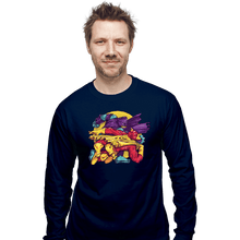 Load image into Gallery viewer, Daily_Deal_Shirts Long Sleeve Shirts, Unisex / Small / Navy The Bart Knight
