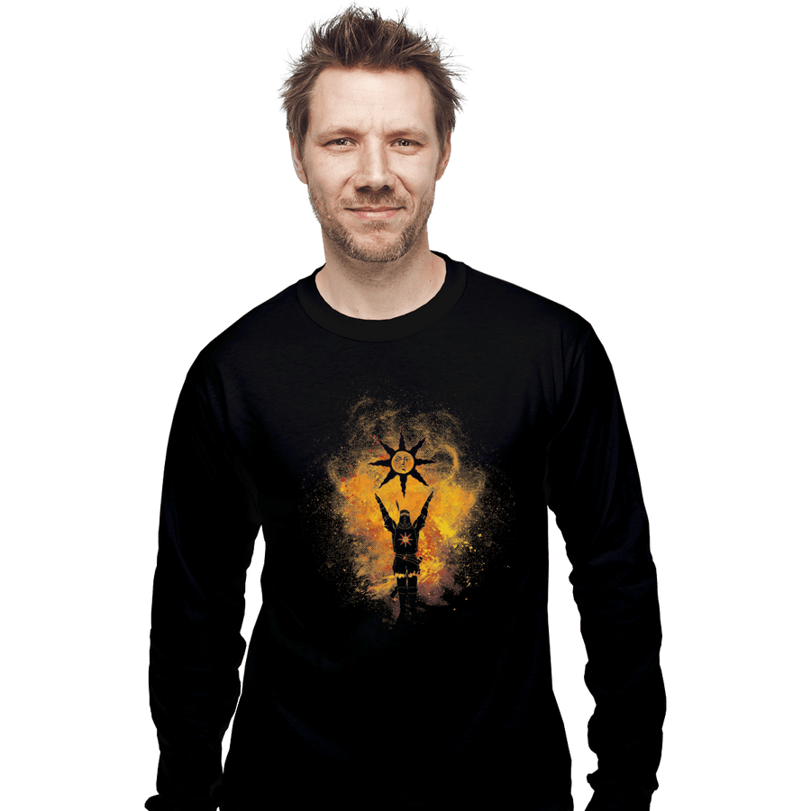 Shirts Long Sleeve Shirts, Unisex / Small / Black Praise the Sun