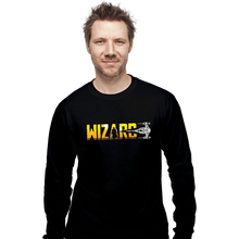 Load image into Gallery viewer, Secret_Shirts Long Sleeve Shirts, Unisex / Small / Black Wizard.
