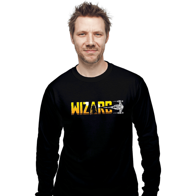 Secret_Shirts Long Sleeve Shirts, Unisex / Small / Black Wizard.