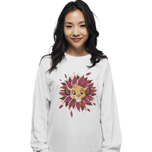 Load image into Gallery viewer, Shirts Long Sleeve Shirts, Unisex / Small / White Simba Watercolor

