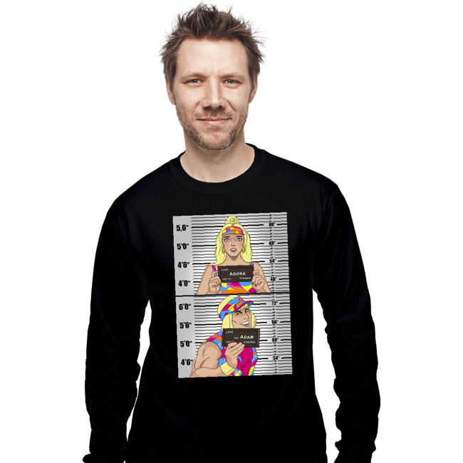 Daily_Deal_Shirts Long Sleeve Shirts, Unisex / Small / Black Master Of Mugshots