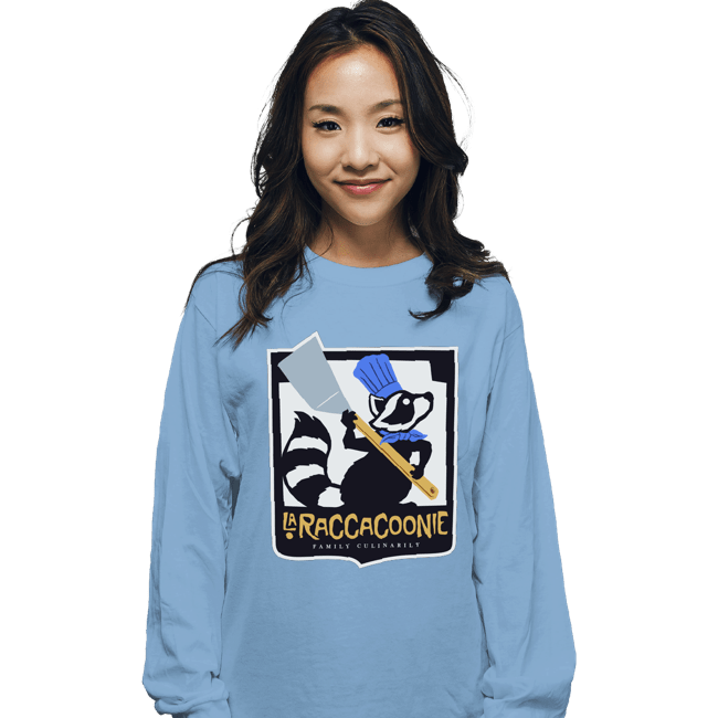 Daily_Deal_Shirts Long Sleeve Shirts, Unisex / Small / Powder Blue La Raccacoonie