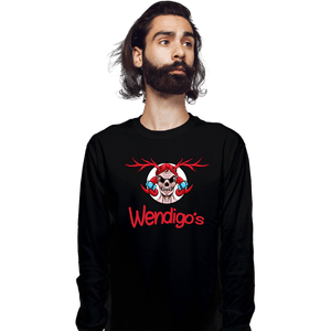 Shirts Long Sleeve Shirts, Unisex / Small / Black Wendigo's