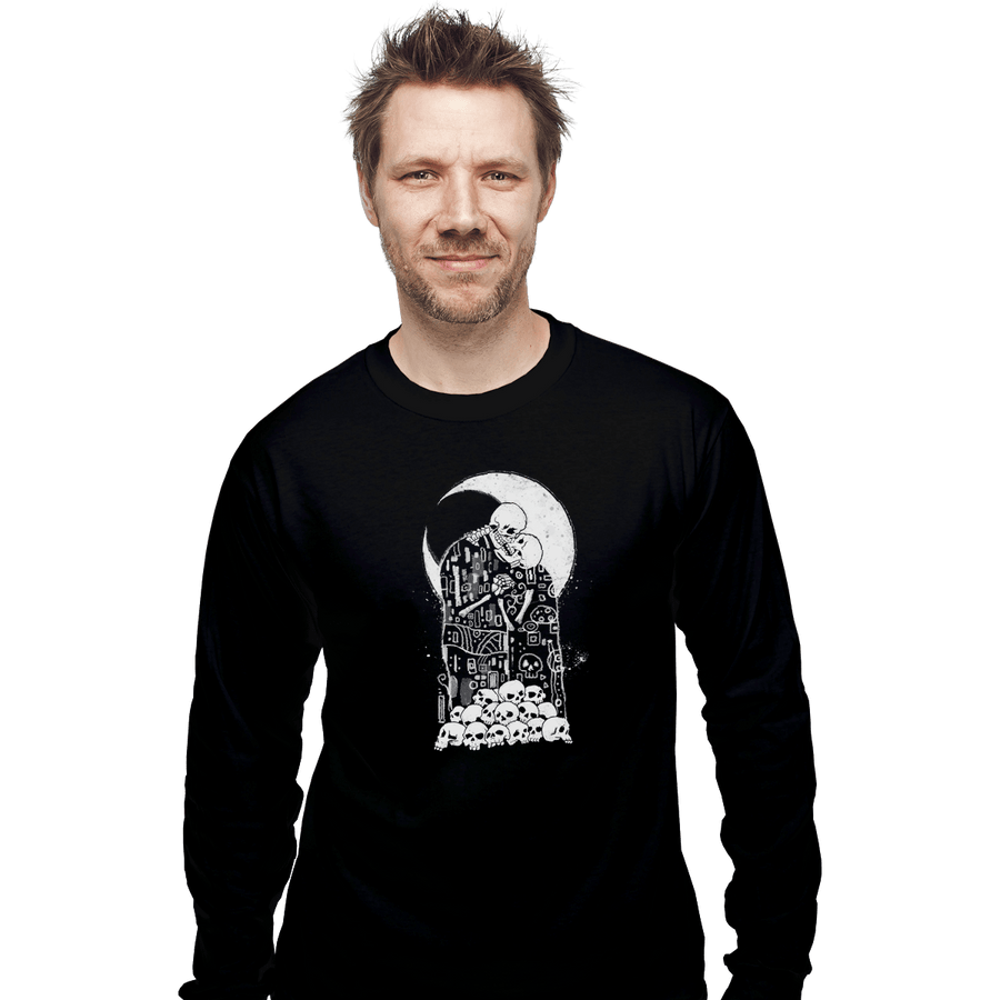 Shirts Long Sleeve Shirts, Unisex / Small / Black The Kiss Of Death